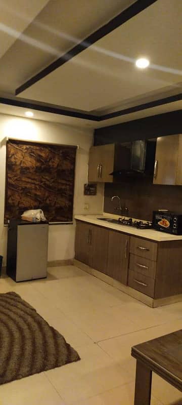 1 BED STUDIO FURNISHED APARTMENT IS AVAILABLE FOR RENT IN SECTOR B BAHRIA TOWN LAHORE 2