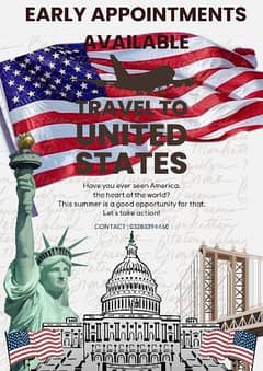 USA B1/B2 Early Appointments Available | Karachi | Islamabad | USA