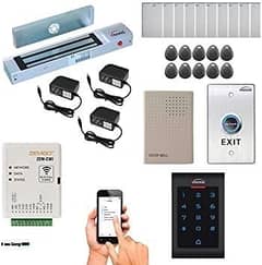 fingerprint electric magnetic lock glass bolt access control lock sys