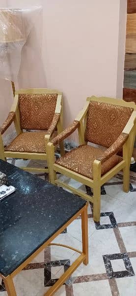 two chairs pure wood 0