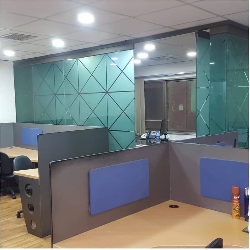 Fully Furnished Area 850 Square Feet Office Available For Rent Real Pictures in Main Boulevard Road Gulberg 3 Lahore 1