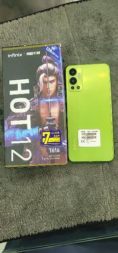 infinix hot 12 6/128 complete box 10/10