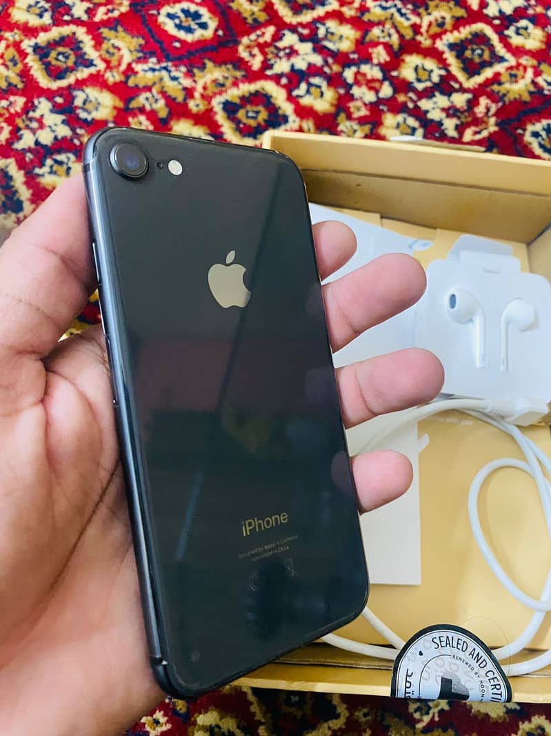 Iphone 8 PTA Approved 64gb For Sale in Wah Cantt 0