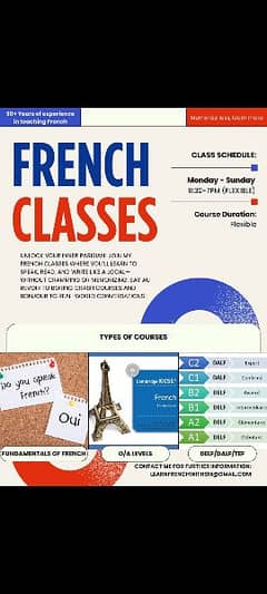 Online French language classes