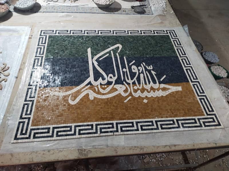 Marble Mosaic/Calligraphy/Wall Frame/Marble Art Work/Mosaic Craft 16