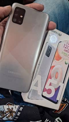 samsung a51 all original 8 128 not open just a minor crack 0