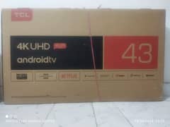 TCL 43" LED 4K Android TV (Model: L43P8)