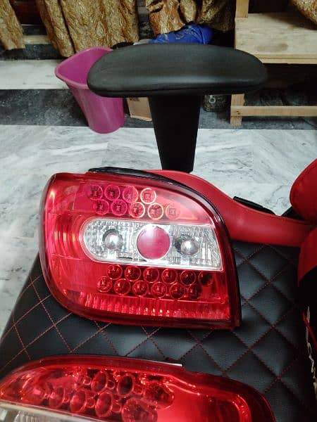 VITZ RS 2004 tail lights aftermarket. 1