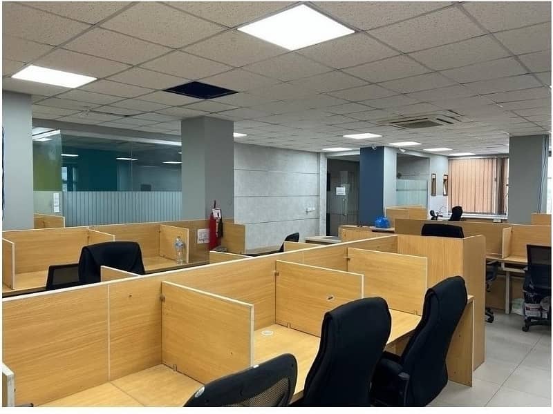 Area 2500 Sqft Fully Furnished Corporate Office Near MM Alam Road Gulberg Lahore Original Pics 4