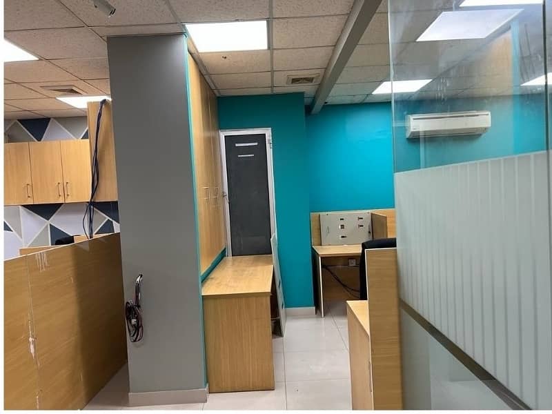 Area 2500 Sqft Fully Furnished Corporate Office Near MM Alam Road Gulberg Lahore Original Pics 13