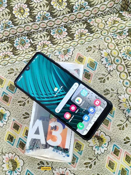 Samsung a31 (4gb ram 128) Best condtion with Box 0