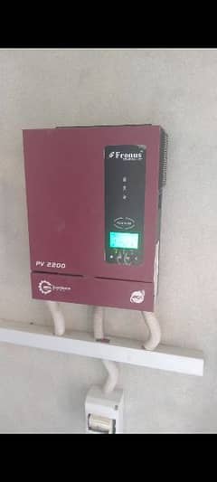 fronus pv2200 only 6.7 months used 1500 watt load chla leta hy