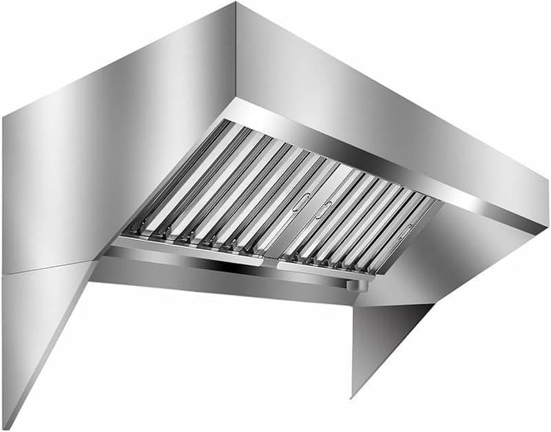 Restaurant SS Kitchen Exhaust Hood, Suction 2