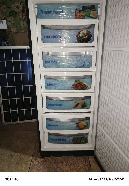 vertical freezer brand new conditions 2