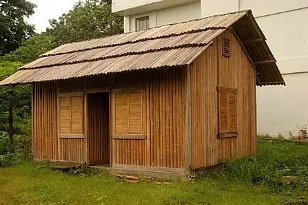 bamboo work/bamboo huts/animal shelter/parking shades/Jaffri shade 6