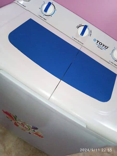 TOYO washing machine twin tub model number TWD-5000 7