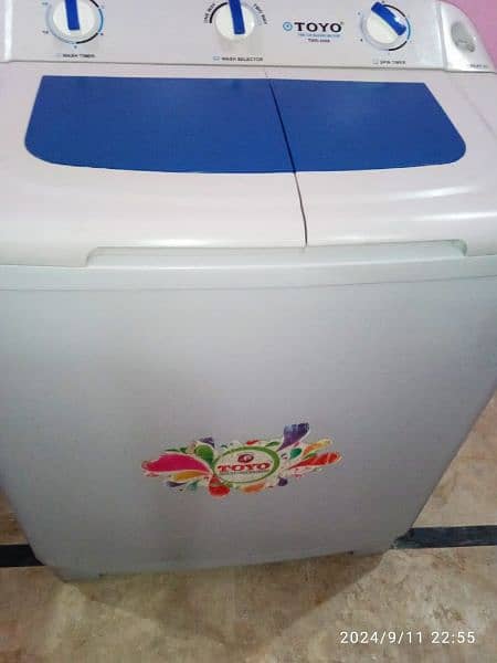 TOYO washing machine twin tub model number TWD-5000 8