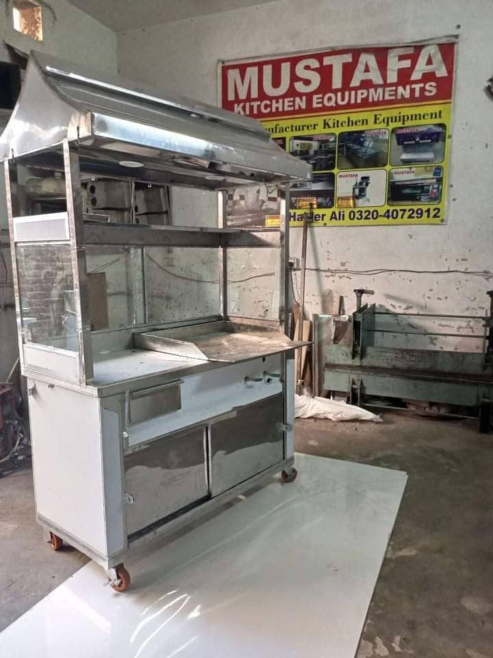 BBQ counter, Shawarma Counter , Hot Plates SS Best Qualit 6