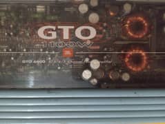 JBL GTO 6000 (1100 watt) 6 channel amplifier 0