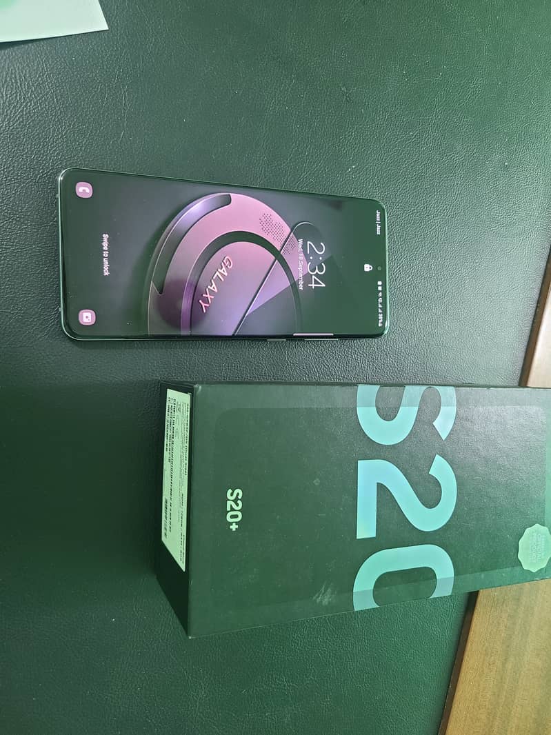 Samsung S20+ with box and all accessories Both sims officialPTA proved 4