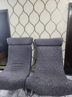 2 Relaxer sofa with puffies Available for sale