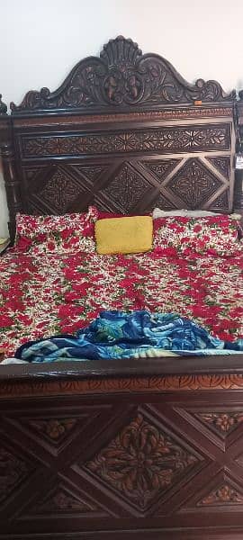 Big king bed complete set 1