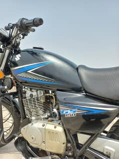 Suzuki GS 150 2014 پاور مشین برائے فروخت بائیکرز بھائیوں کے لئے