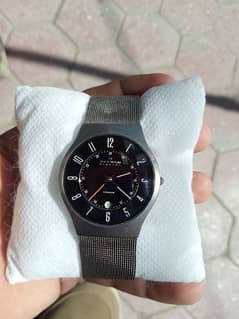 Original SKAGEN 3 ATM  233X L TT M B O  SUPER HARDENED MINERAL CRYSTAL