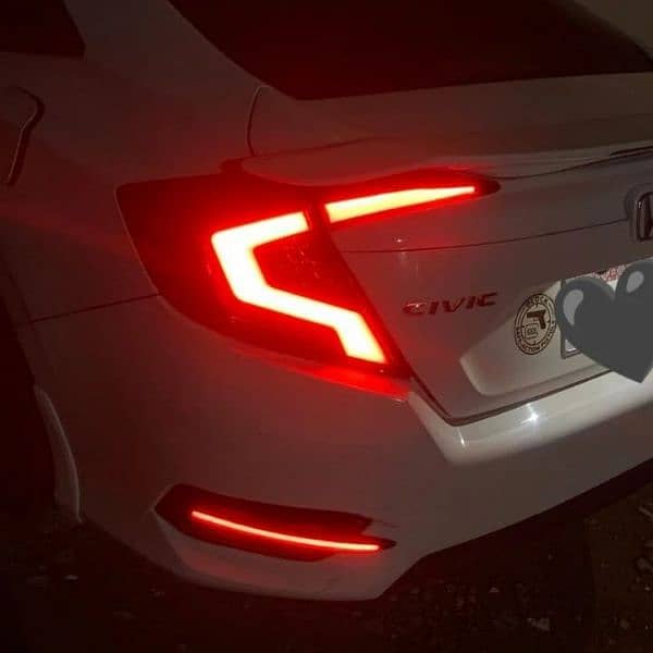 Tail light LED Lava light Honda civic 2016 to 2021 3