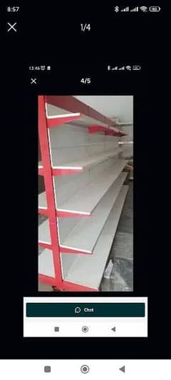 Rack shelves