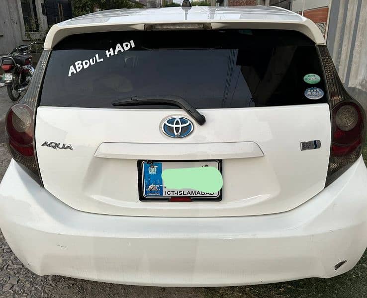 Toyota Aqua 2014- 18  Total Genuine Own Name family Used 1