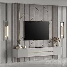 Cupboard/Wardrobes/wall design /PVC Cabinets/home deco/ Media Wall 11