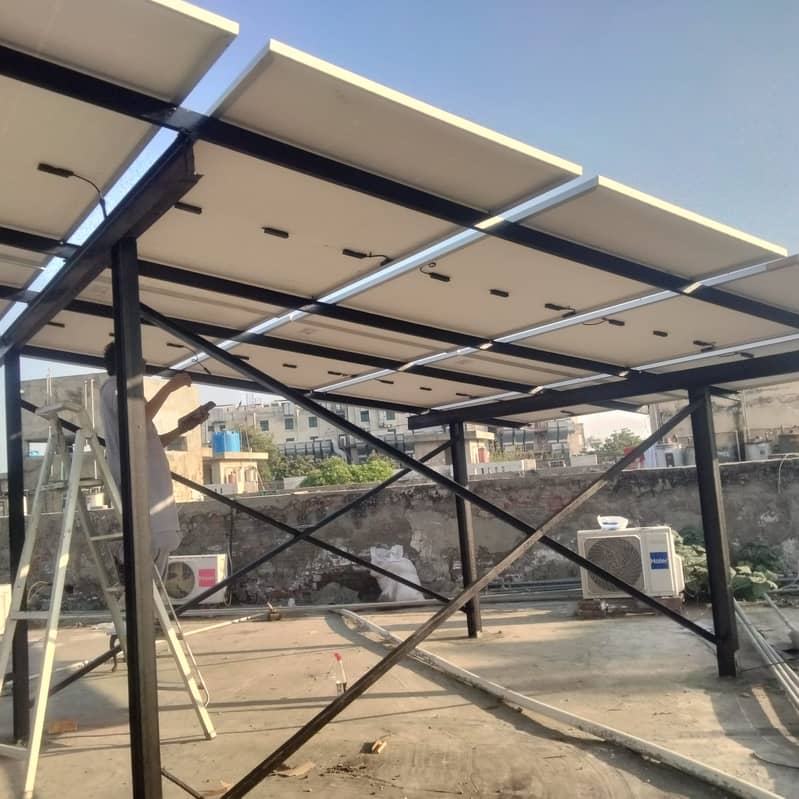 Elevated Solar Structure customized Guarder Work 14