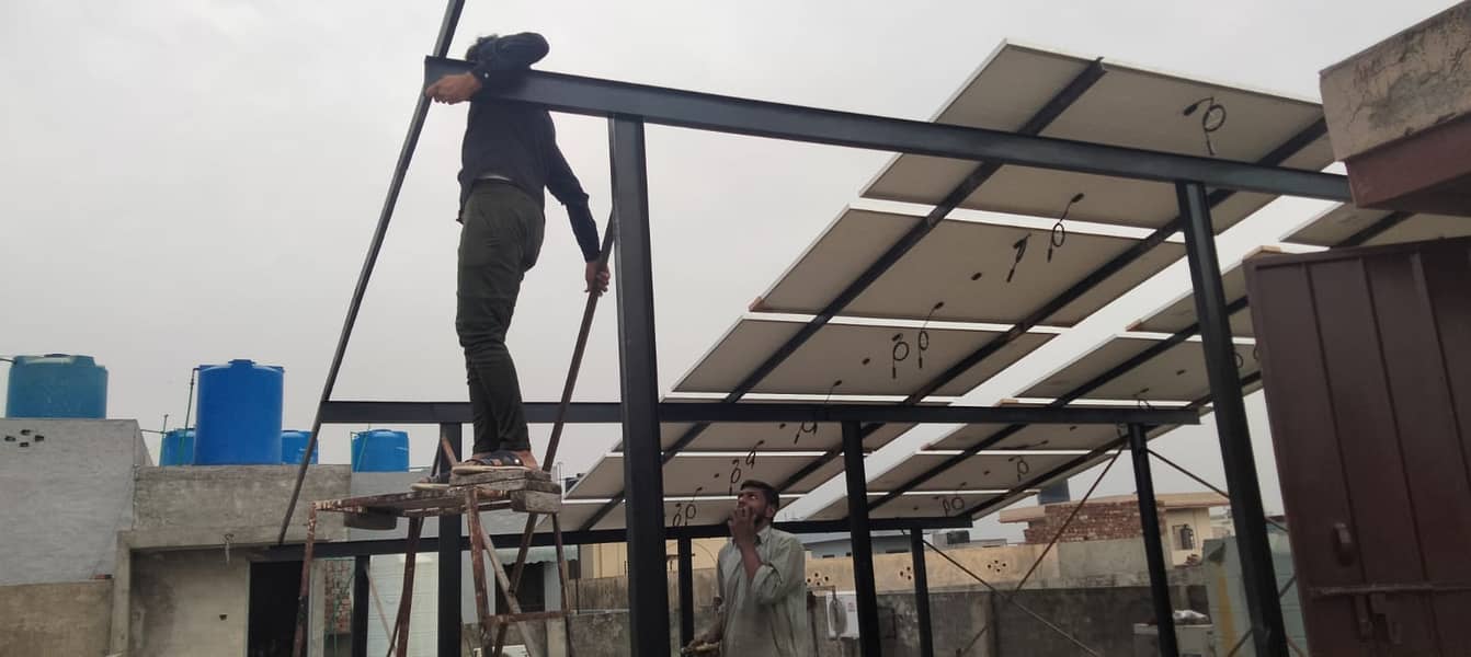 Elevated Solar Structure customized Guarder Work 12