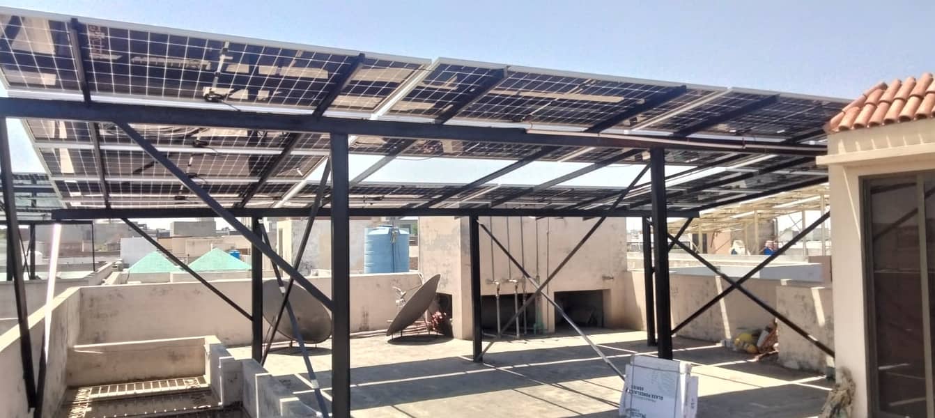 Elevated Solar Structure customized Guarder Work 13