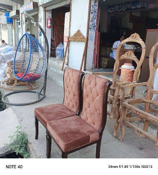 Dining 6 chair for sale chakwal 0