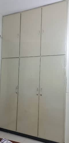 Two Wardrobes /Almirahs Outer Doors only Along With Handles And Locks.