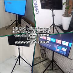 LCD LED tv monitor portable floor stand for home office IT Event