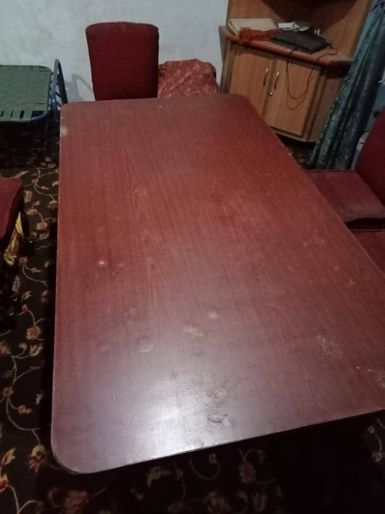 Dining Table with 6 Chairs 2