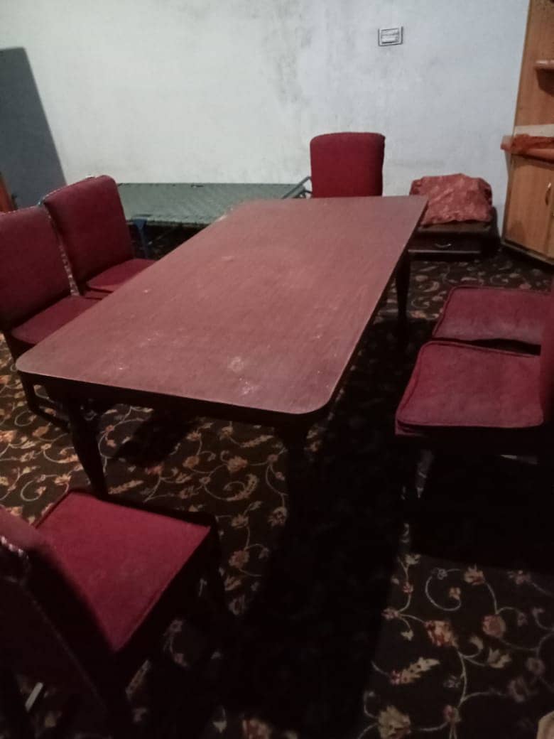 Dining Table with 6 Chairs 7