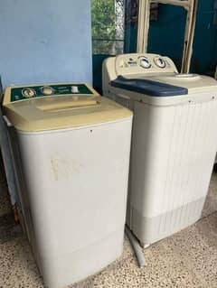 washing machine and dryer up for sale haier