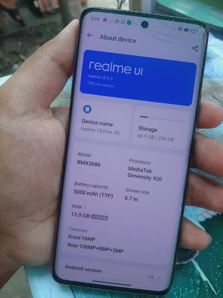 realme 10 pro plus 5g 12/256 non pta 3