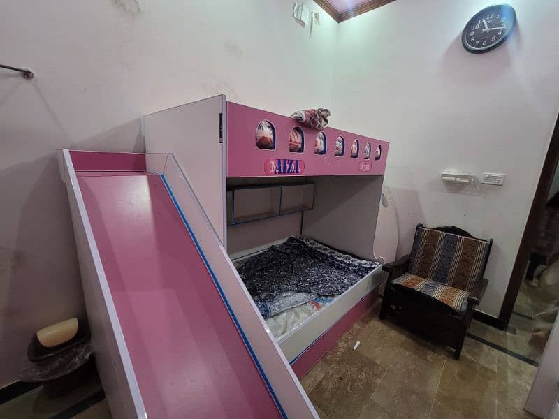 2  kids Bed For Sale with metres 1