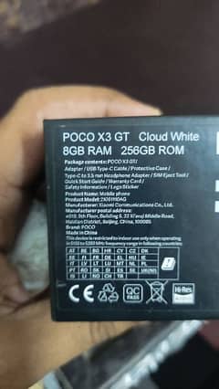 Poco X3 GT 5g