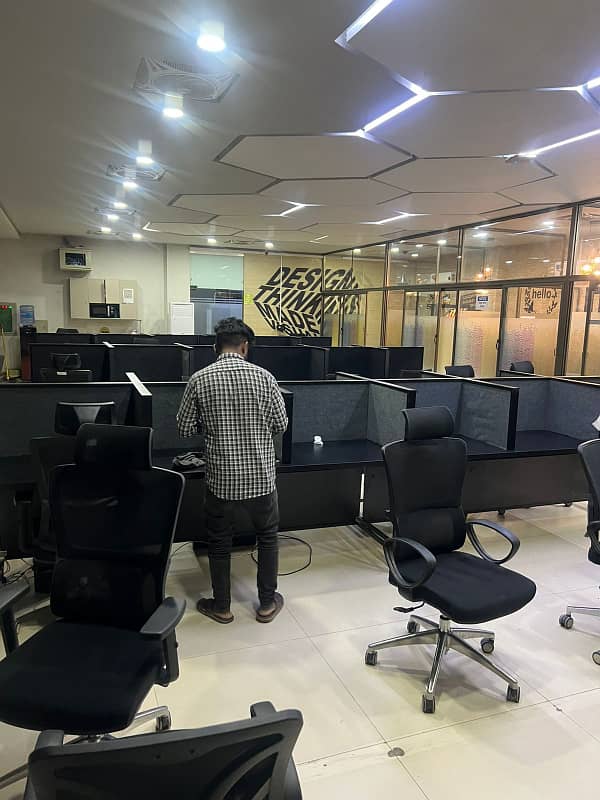 3500 Sq. Ft Ground Floor Office Fully Furnished For Rent 4