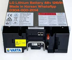 LIthium Battery 48v 100Ah made in korea Fresh Import