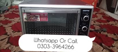 Geepas Full Size Baking Oven 50 Liters Larger Capacity