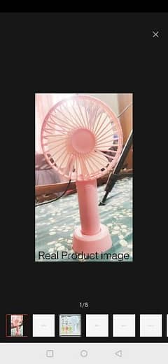 Mini portable wireless rechargeable Fan. mini fan. Handheld