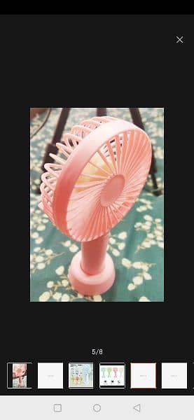 Mini portable wireless rechargeable Fan. mini fan. Handheld 1