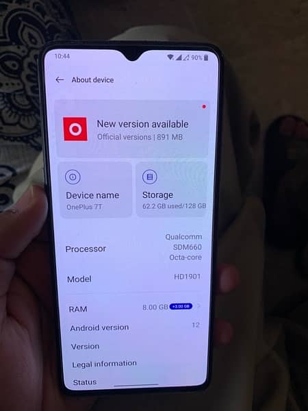 One plus 7T 128gb 6